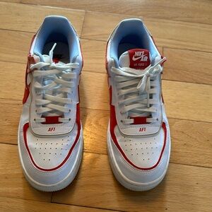 Air Force one red Nike never worn